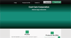 Desktop Screenshot of coolcarecorporation.net